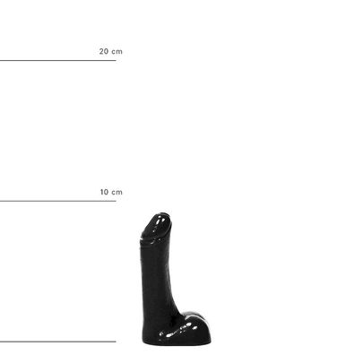 All Black Realistischer Dildo- Extra klein in Schwarz