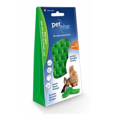 Pet+Me Cat Langhaar Bürste grün