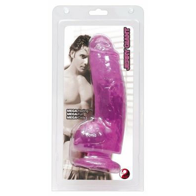 Jerry Giant Dildo Clear pink