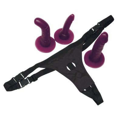 Bad Kitty Strap-On purple Set