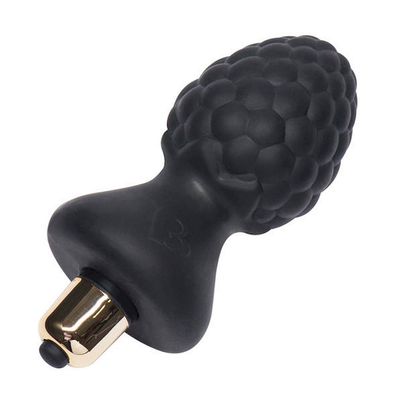 Rocks Off - 7 Speed Assberries Blackberry Analplug - schwarz