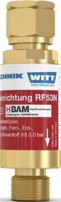 Sicherheitseinrichtung TYP RF 53 N G 1/4Zoll RH O2, ruckluft, . brennbare Gase