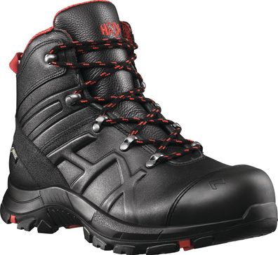 Sicherheitsstiefel BE Safety 54 Mid Gr.6,5 (40) schwarz/rot Leder