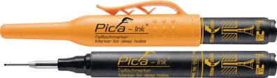 Tieflochmarker Pica-Ink schwarz m. Teleskopspitze PICA