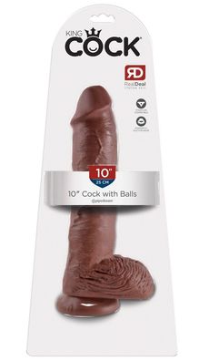 KC 10 Cock with Balls Brown