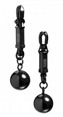 Tom of Finland Barrel Nipple Clamps Black