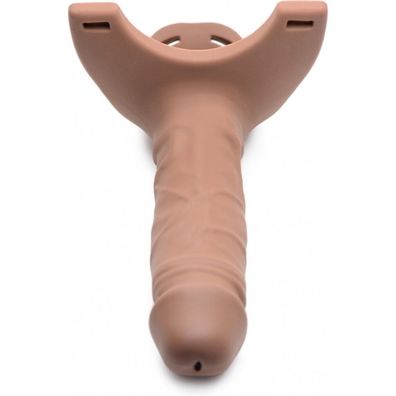 Hohler Strap-On-Silikondildo mit Gurtzeug