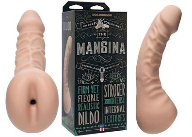 The Mangina Realistic Dildo and Stroker Masturbator ca.24 cm