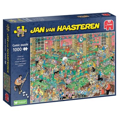 Jumbo Spiele 20054 Jan van Haasteren Eine ruhige Kugel schieben! 1000 Teile Puzzle