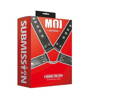 MOI - X Marks The Spot | Man's Body Harness - One Size -Adjustable