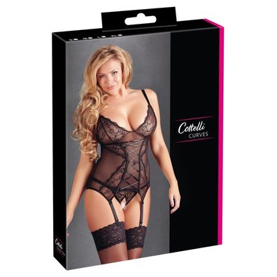 Cottelli Lingerie Strapshemd Ouvert Gr.2XL