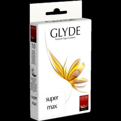 Glyde Supermax Kondome Vegan 10er