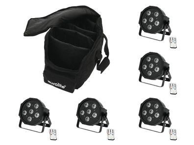 Eurolite Set 5x LED SLS-603 + Soft-Bag