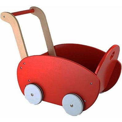 small foot 10025 Puppenwagen, rot