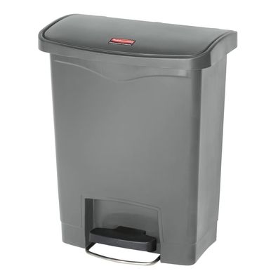 Rubbermaid Step-on Mülleimer Slim Jim 30 L Grau