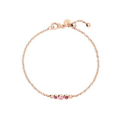 Dodo – DBC4004BOLLIZRI9R – Bubbles-armband MIT Roségoldfarbigen Steinen