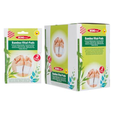 WUNDmed Bambus Vital-Pads im Display 25-teilig