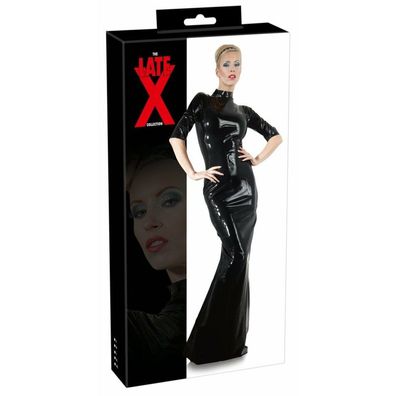 Latex Kleid schwarz S