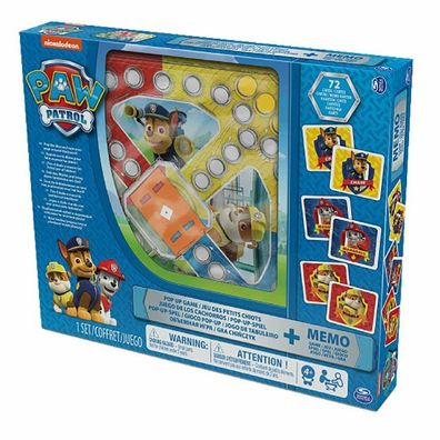 Spin Master 58812 - Paw Patrol Pop Up & Memo Game