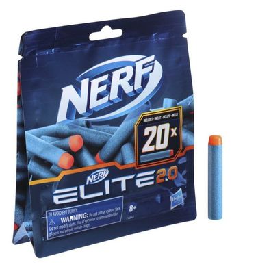 Nerf Elite 2.0 20er Dart Nachfüllpack, Nerf Gun (blau/orange)