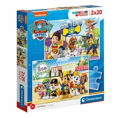 Clementoni Paw Patrol Puzzle 2x20 Teile