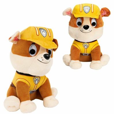 Spin Master 48321 - Paw Patrol Plüschfigur Rubble, 23cm