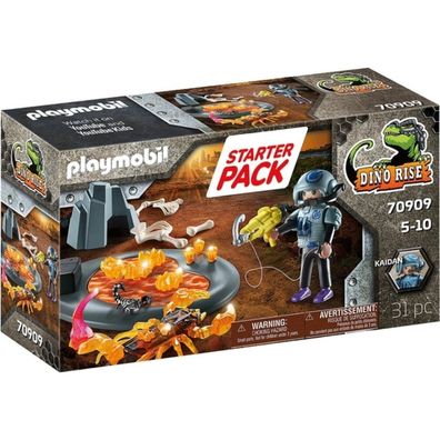 Playmobil 70909 Dino Rise Starter Pack Kampf gegen den Feuerskorpion