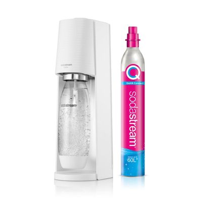 SodaStream Soda Maker Terra white QC with CO2 & 1L PET bottle (1012811410)