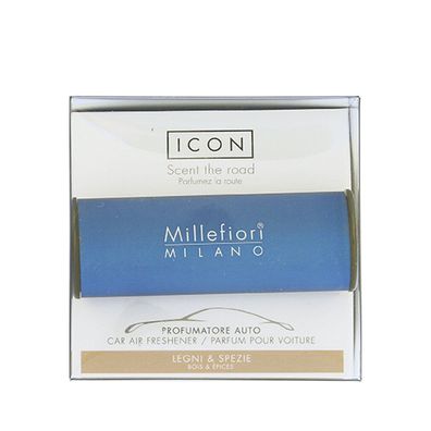 Millefiori Icon Classic Legni & Spezie Autoduft blau