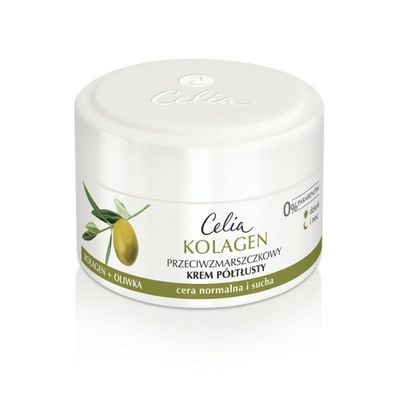 Celia Collagen Serie Anti-Falten Halbfettcreme für normale Haut