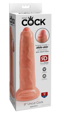 King Cock 9 inch Uncut Flesh