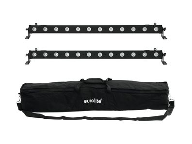 Eurolite Set 2x LED BAR-12 QCL RGBA + Soft-Bag