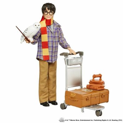 Harry Potter Gleis 9 3/4 Spielset mit Harry Potter Puppe & Hedwig