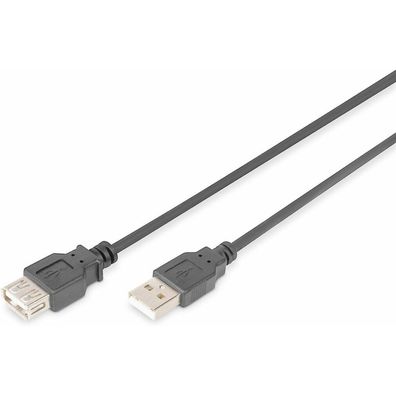 Assmann Electronic Ak-300202-050-S Usb Cable 5 M Usb 2.0 Usb A Black