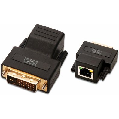 Digitus Ds-54101 Dvi Extender Extension Via Network Cable Rj45 75 M