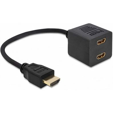 Delock 65226 Cable Adapter / Adapter Hdmi 2 X Hdmi Black