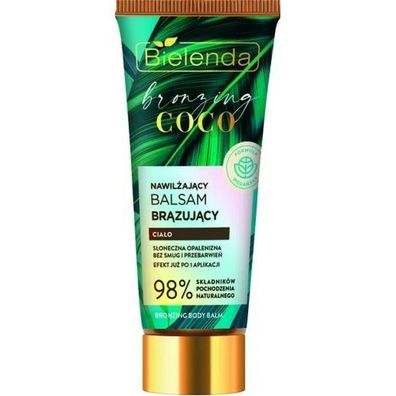 Bielenda Bronzing Coco Feuchtigkeitsspendende Körper-Bronzing-Lotion, 200ml