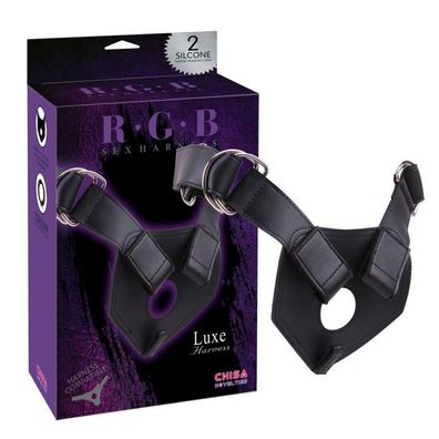 Luxe Harness Silikon Schwarz