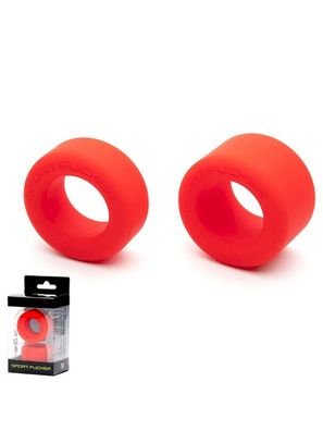 Sport Fucker Soft Silicone Nutt Job Set Red