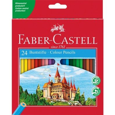 Faber Castell Eco Coloring Pencils In A Cardboard Pouch Of 24 Pcs