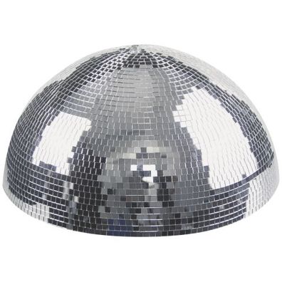 Showgear Half Mirror Ball Halbe Spiegelkugel mit Motor für Deckenmontage, 50 cm