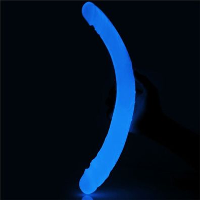 Doppeldildo Lumino 14.5 Blaues Licht