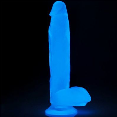 Dildo Lumino 10 Blaues Licht