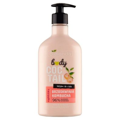 Bielenda Body Coctail Glättende Körperlotion Pfirsich & Kombucha 400ml