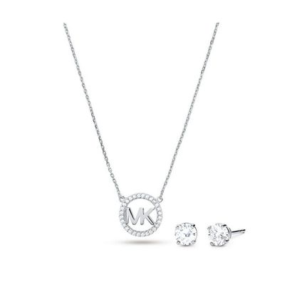 Silver jewelry set MKC1260AN040 (necklace, earrings)