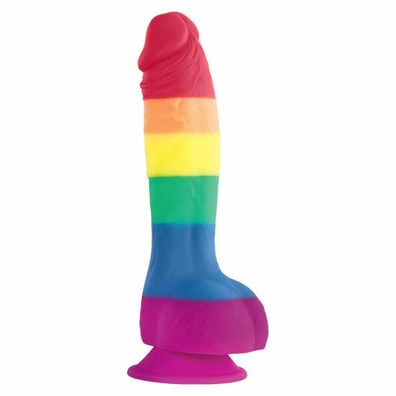 NS Novelties Regenbogen Dong Dildo - Pride Edition, Mehrfarbig,15.2 cm (6")