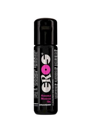 Eros Megasol Kissable Massage Gel 100ml Strawberry