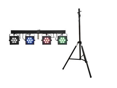 Eurolite Set LED KLS-3002 + STV-40S-WOT Stahlstativ