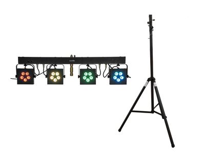 Eurolite Set LED KLS-902 + STV-40S-WOT Stahlstativ