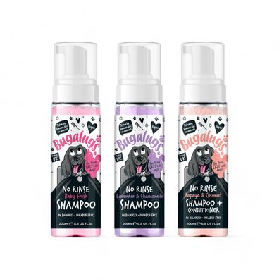 Bugalugs Hundeshampoo ohne Wasser 200ml